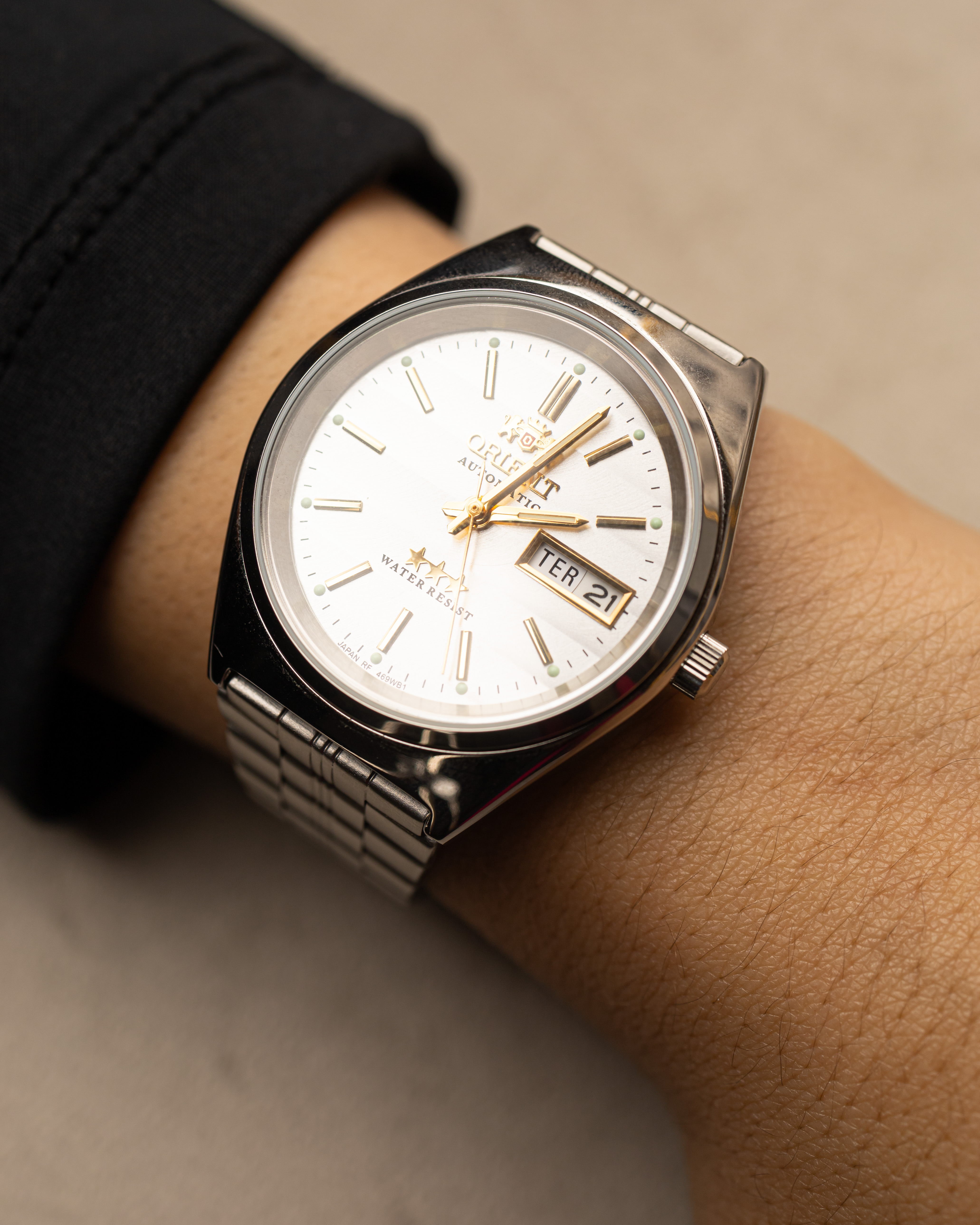 Orient Automático Três Estrelas - Pulso