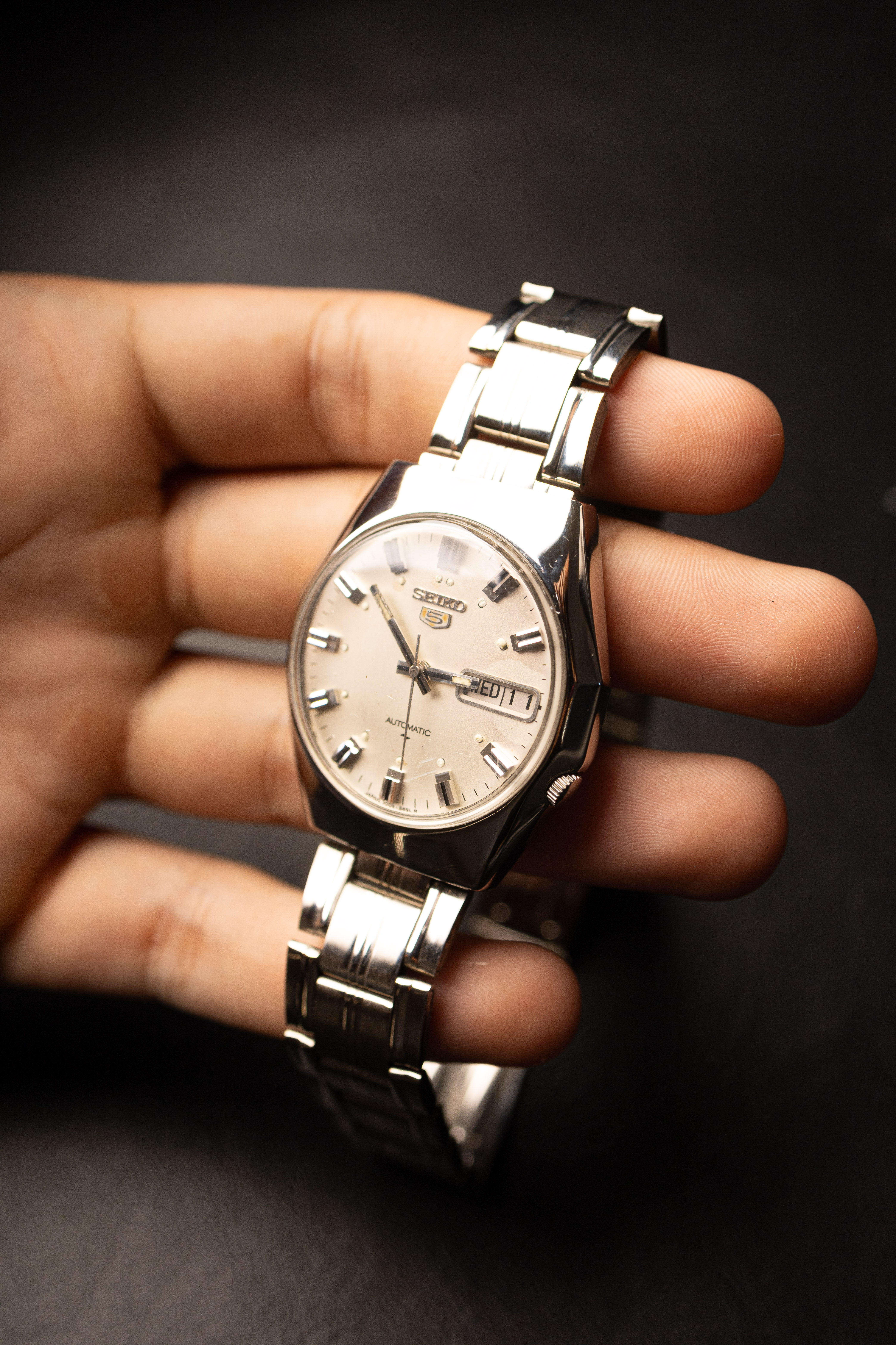 Omega De Ville Bi-Metal - Detalhe Mostrador