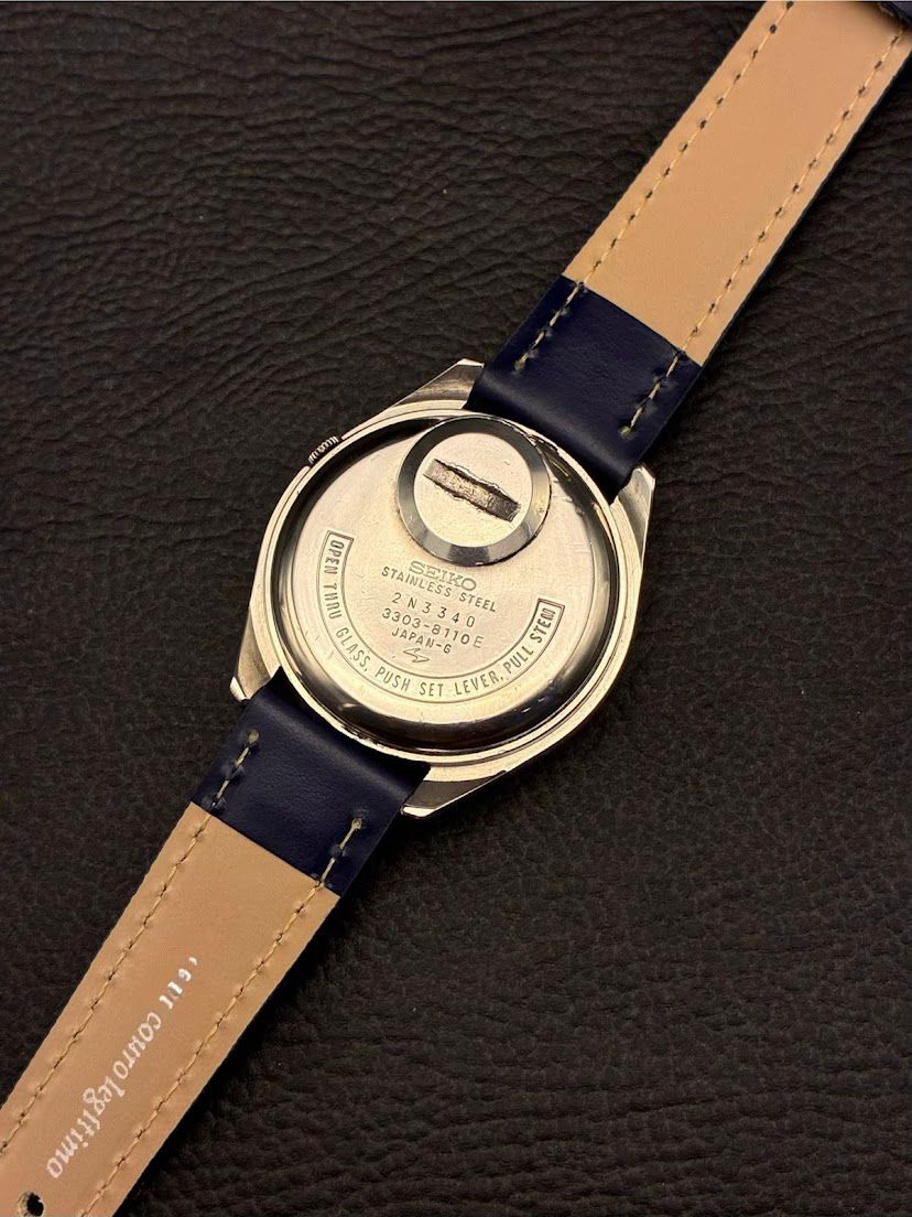 Seiko EL-330 Azul - Fundo