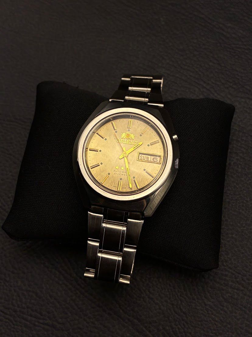 Orient 3 Estrelas Champanhe