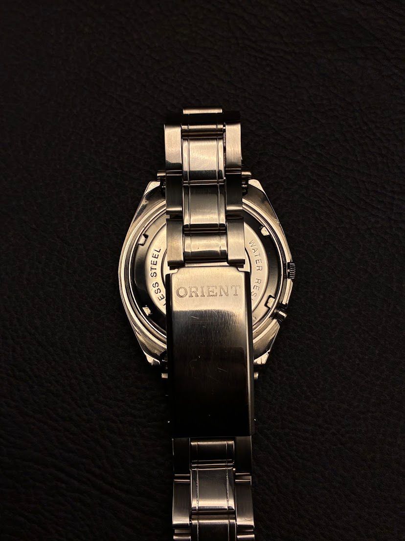 Orient 3 Estrelas Champanhe - No Pulso